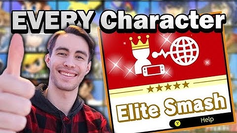 How to get EVERY character into elite smash in 2022