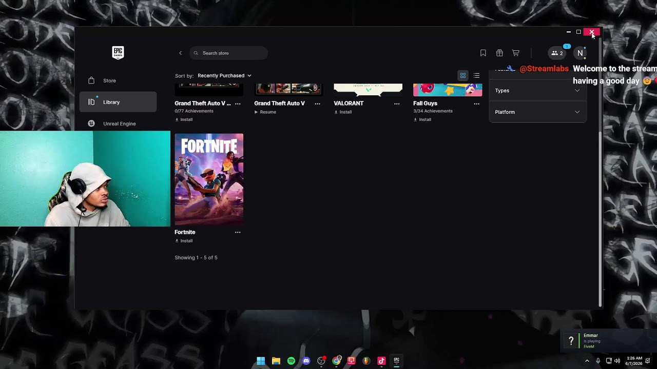 Saturday Stream