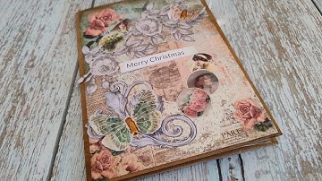 4 Envelope Folio using papers and elements from Lablanche 