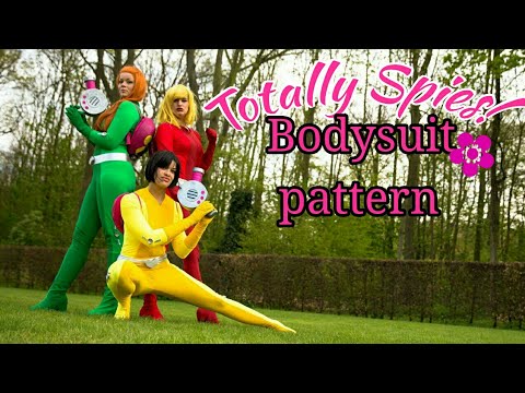 Bodysuit pattern tutorial - totally spies cosplay 