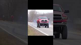 1200HP Cummins on NITROUS does 1000ft burnout #diesel #cummins