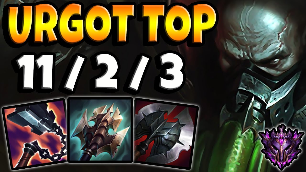 Urgot TOP vs Sion [ OTP ] Lol Korea Master Patch 12.4 ✅