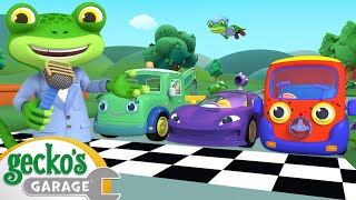 mega vehicle olympics gecko s garage trucks children cartoons