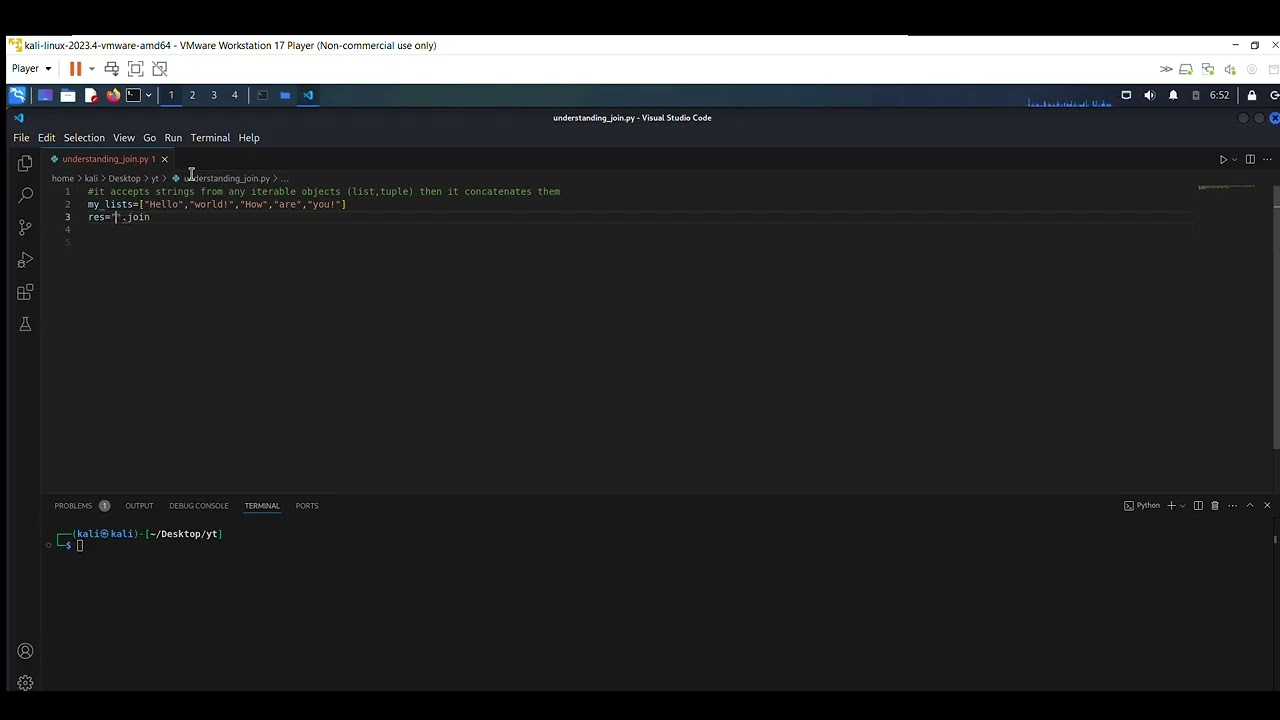 join() function in Python