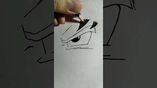 How to draw Goku eye #shorts #art #animeeyes #dragonball #goku