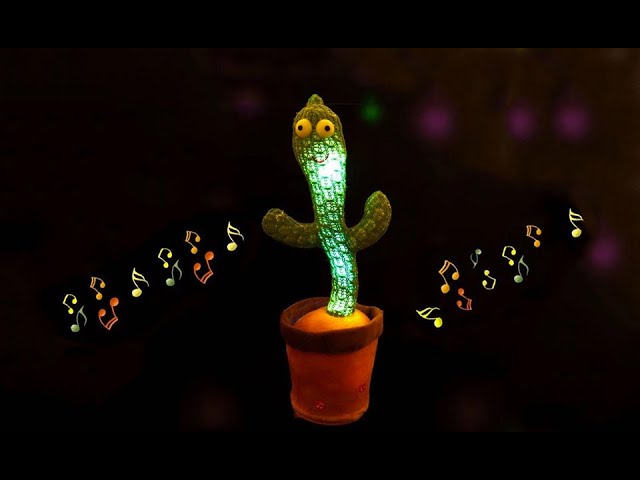 SHOP-STORY - CACTUS GRINGO : Peluche Cactus qui Danse, Chante et Répète