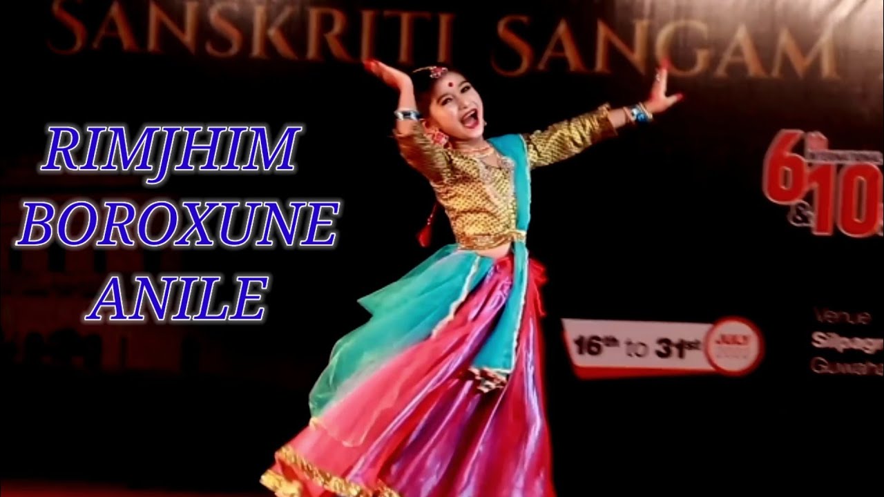 Rimjhim  Boroxune Anile   assamese semiclassical dance video Apurba Lakhya choreography