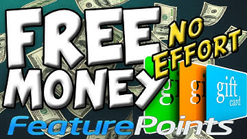 Earn Free Gift Cards with little Effort! FeaturePoints