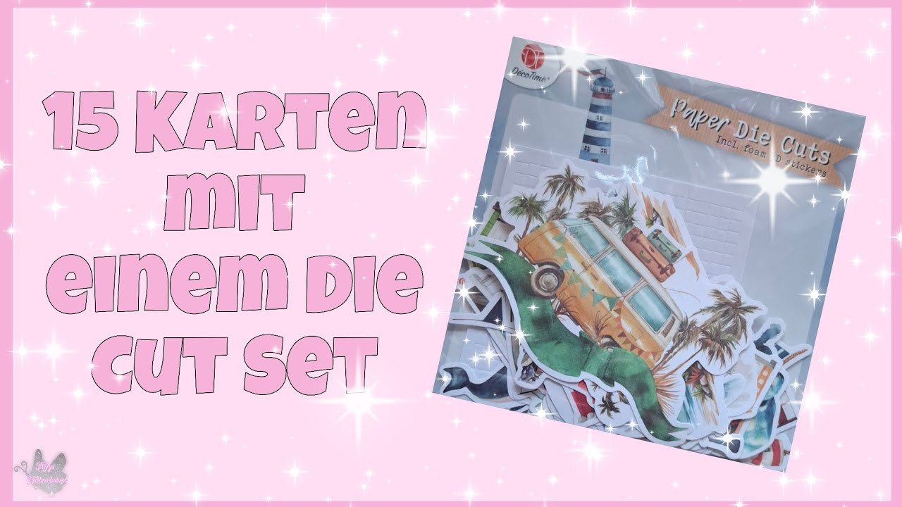 💕 15 Karten mit einem Die Cut Set 💕 von Action - YouTube