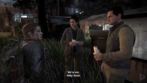 ISSAC HANDCUFFS ABBY || last of us 2 abby is caught by wlf and issac tries to kill scars