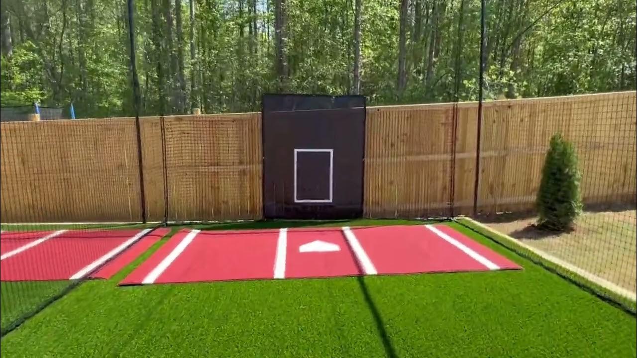 Best batting cage with pitching lane 12x14x45 ft. batting cage 12x12x65