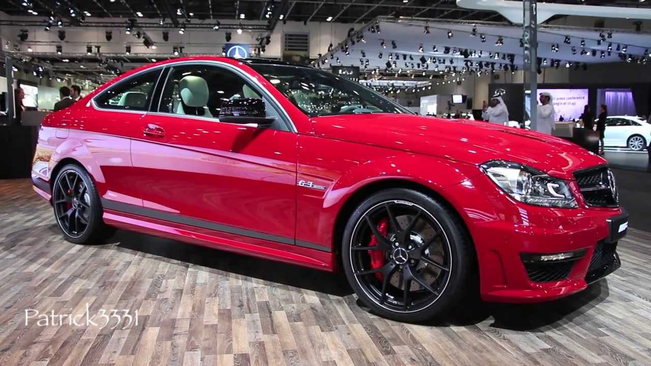 Mercedes Benz C63 Amg Edition 507 Dubai Motor Show 2013 Youtube Mercedes Benz C63 Amg Edition 507 Dubai Motor Show 2013 Youtube