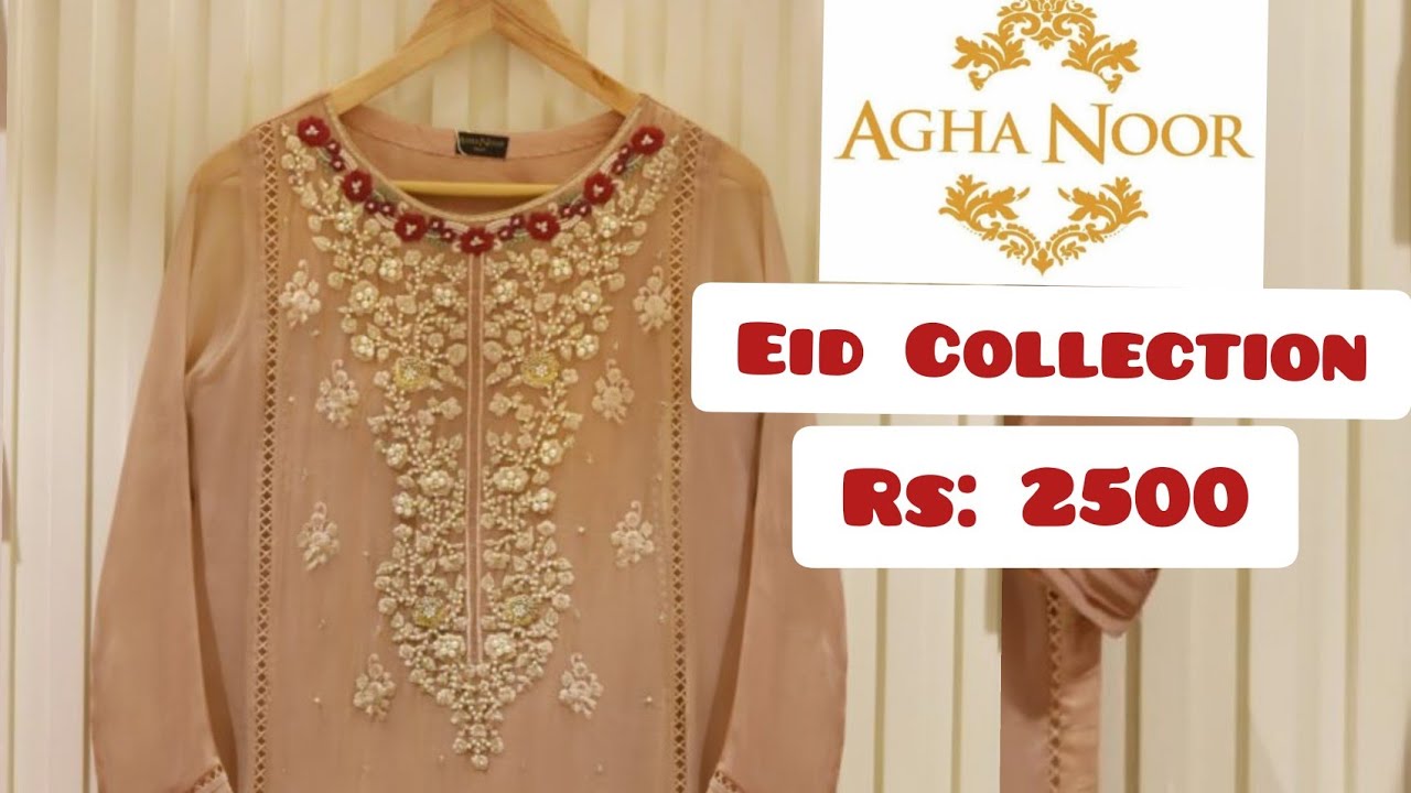 agha noor party wear