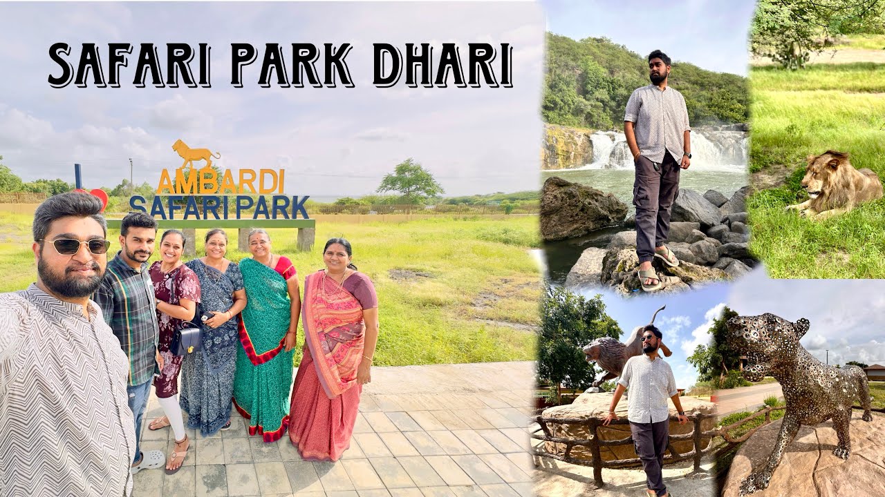 Savarkundala se safari park gaye 🦁 or @bhumishelvlogs ​⁠ k ghar par gaye Madhupur