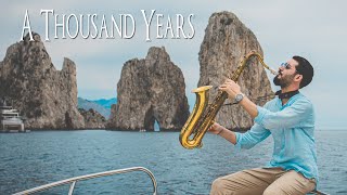 Video thumbnail of "A Thousand Years - Christina Perri [Saxophone Version at Sea]"
