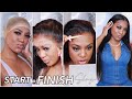 SLEEK MIDDLE PART STRAIGHT WIG MELT INSTALL+WHAT LACE| START TO FINISH TUTORIAL ft. unicehair