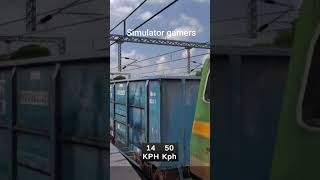 WAG9 Locomotive with Coal train #train #railway #shorts #trainsimulator #railwaysimulatorindia