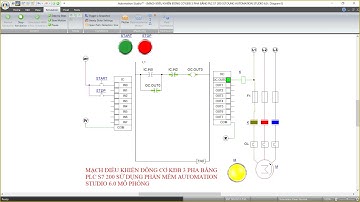 MẠCH ĐIỀU KHIỂN ĐÔNG CƠ KĐB 3 PHA BẰNG PLC S7 200 SỬ DỤNG PHẦN MỀM AUTOMATION STUDIO 6 0 MÔ PHỎNG