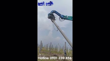 Ép Cọc Bê Tông Tròn _ Hừng Sáng👍👍