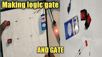 How to make AND Logic gate class 12 physics mini project