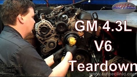 GM ( Chevrolet or GMC ) 4.3 L V6 Engine Tear Down