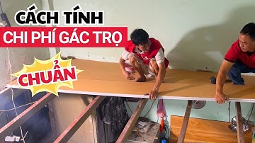 Cách tính chi phí làm gác lửng phòng trọ từ A - Z | Báo giá sàn nhựa chịu lực làm gác xép mới nhất