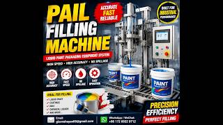 Paint Filling Machine Pail Filling Equipment Automatic Paint Filler 5 Gallon Pail Filler