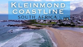 Kleinmond Scenic Coastal Town & Coastline (Aerial 4K)