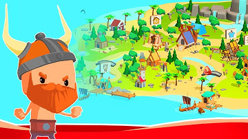 Idle Vikings Tycoon: Valhalla Gameplay | Android Simulation Game