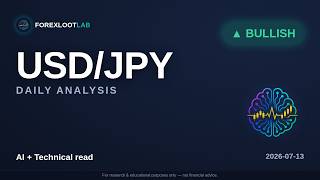 Forex Daily Briefing — USD/JPY, AUD/USD, USD/CAD (2026-07-13) | AI + Technicals