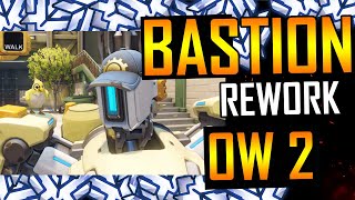 NEW BASTION IS INSANE! Bastionmain BASTION REWORK OVERWATCH 2 BETA GAMEPLAY