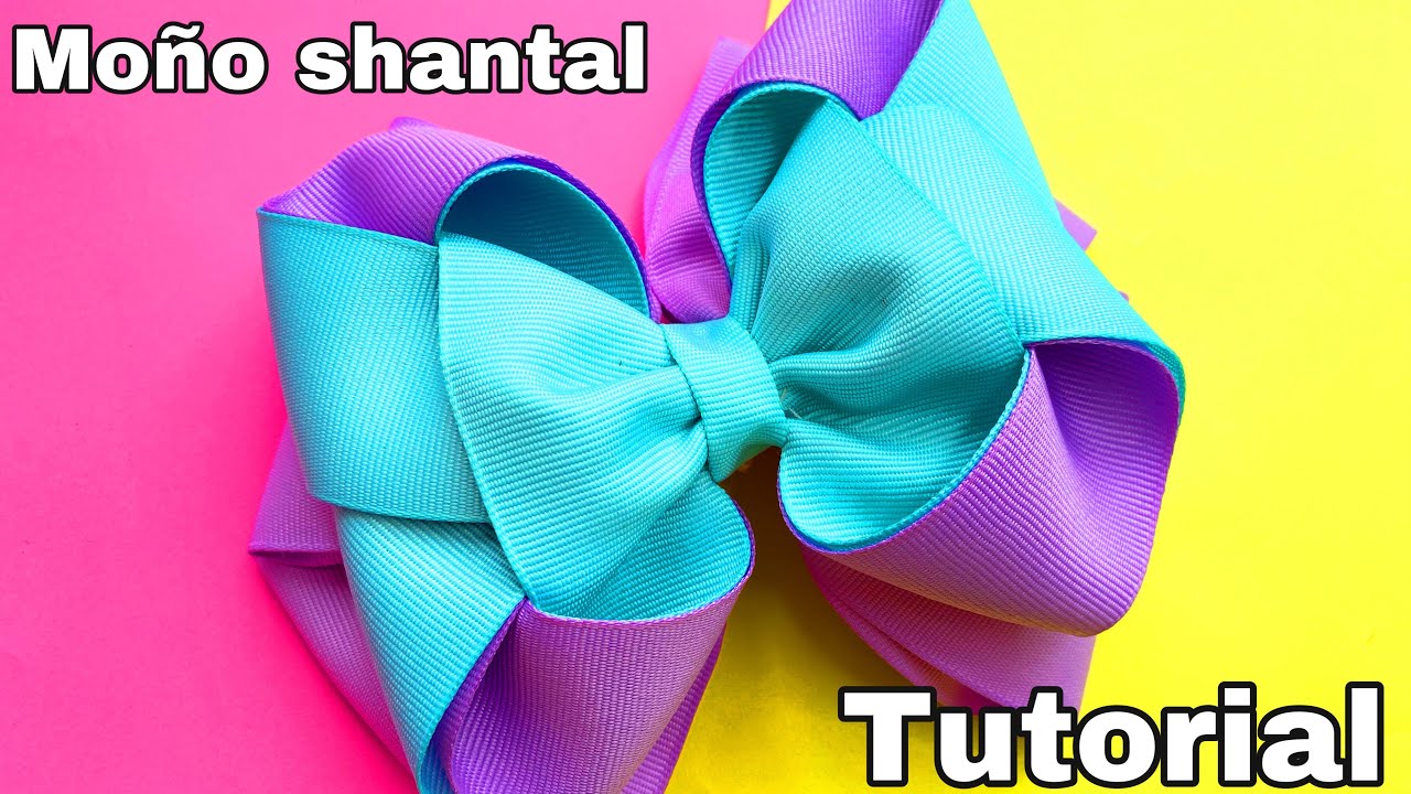 MOÑO Shantal -Laço shantal- MOÑOS PARA NIÑAS