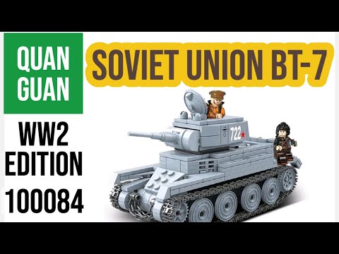 Video Quan Guan 100084 Soviet Union BT-7 WW2 Tank Speed... - youtube