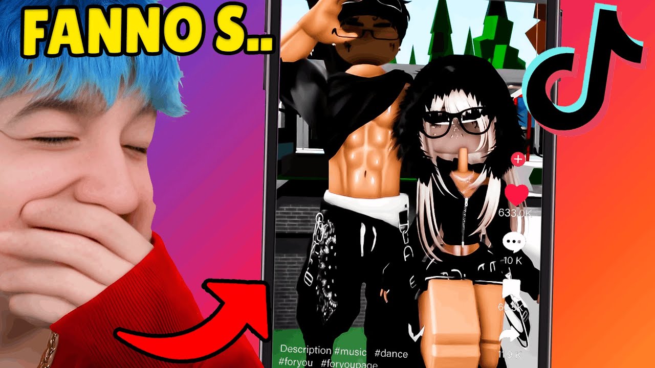 REAGISCO AI TIKTOK CRINGE DI ROBLOX BROOKHAVEN!!