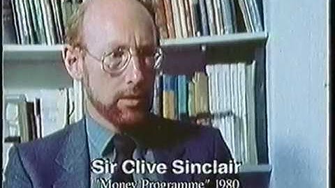 Clive Sinclair speaks in 1980 & 1982, ZX80 shown