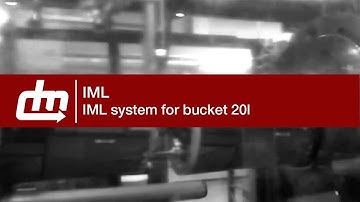 IML system for bucket 20l - Top entry robot | Dal Maschio SRL