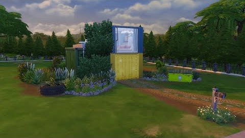 Shipping container | Speed build | The sims 4 | cc