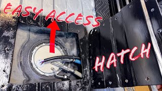 I Built A Fuel Pump Access Hatch In The Floor Of My Of My Ford Econoline Van