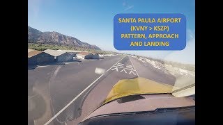 Santa Paula (KSZP) Airport  |  Approach + Landing  |  Multi-Cam