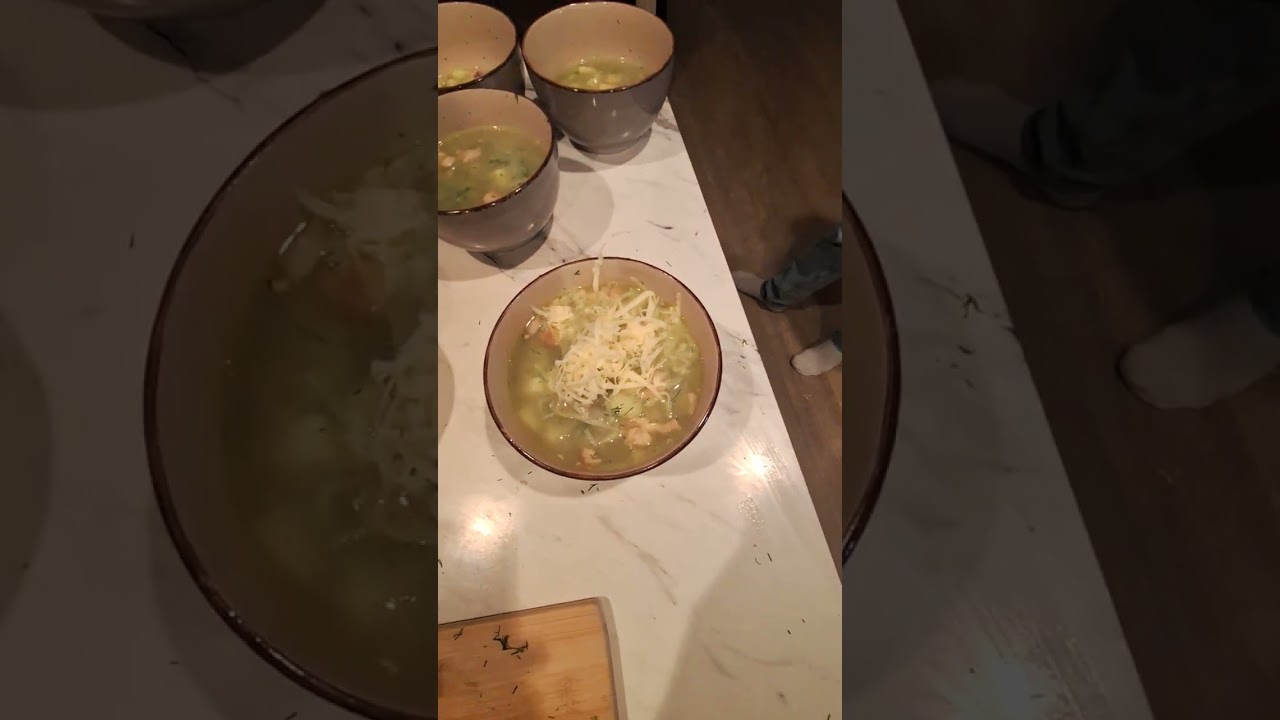 Homemade potato bacon soup