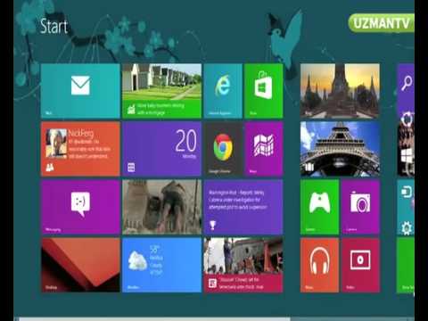 Windows 8 Metro Arayüzü