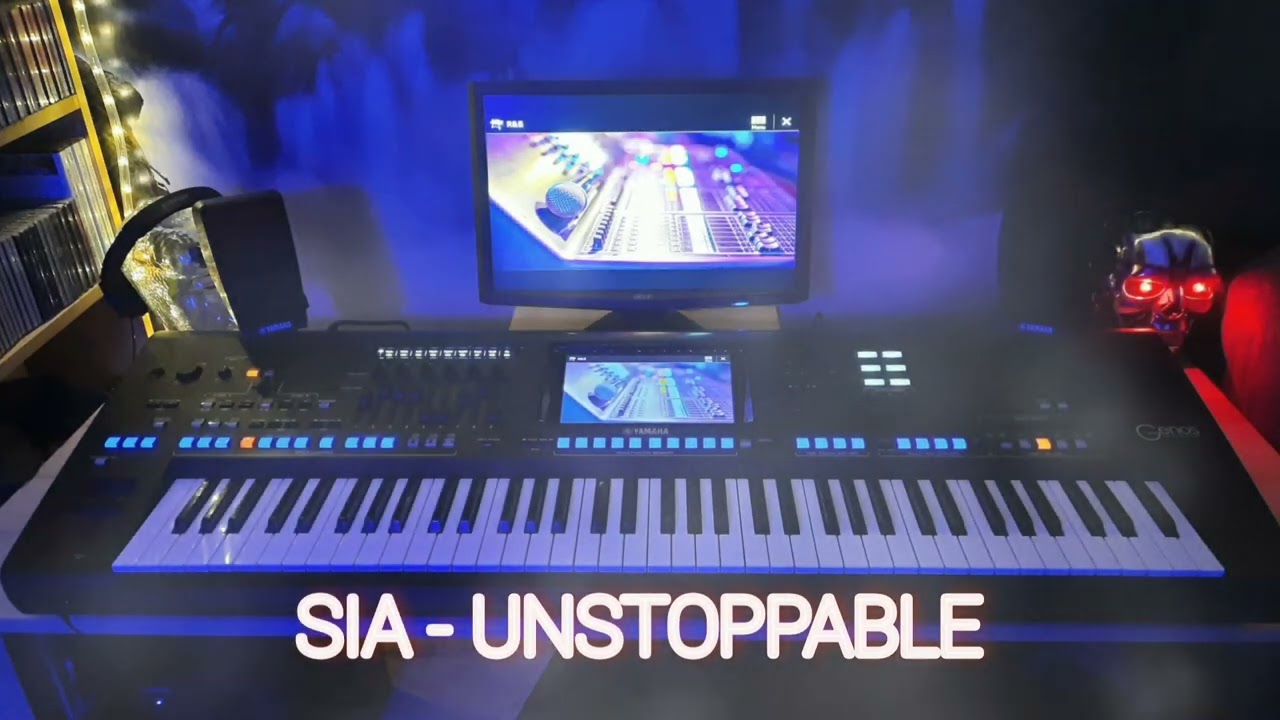SIA - Unstoppable - Cover by Yamaha Genos - Party Dance Music Hits