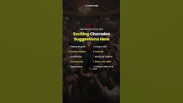 Exciting Charades Suggestions