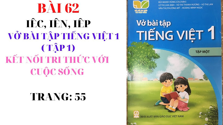 Vở bài tập tiếng việt lớp 1 bài 62