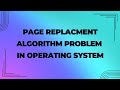 Page replacement algorithm problem in Tamil/operating system/FIFO/LRU/Optimal page replacement prblm
