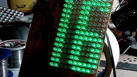 animatrix - display matricial 15x10 - pic16f873 -TODOPIC