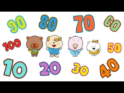 Count 10-100 | Count by 10 Song | The Singing Walrus