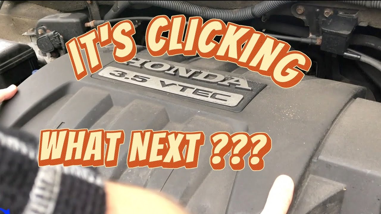 Car won't start but clicks? No start? Honda Pilot..... - YouTube