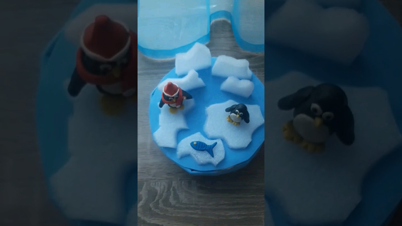 Поделка " Пингвины на льду" своими руками. - YouTube