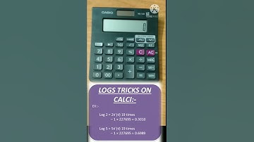 CA Foundation LOG tricks